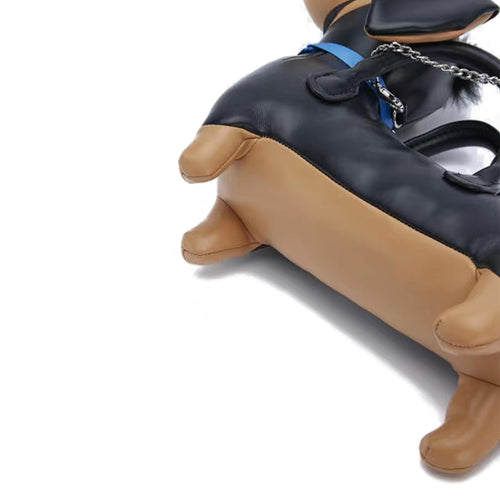 Dog skin wrapping of dachwurst
